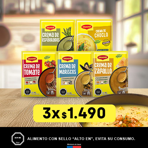 Cremas Maggi 3x $1.490