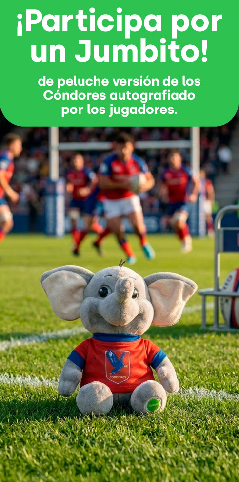 Gana un Jumbito de peluche versión Cóndores