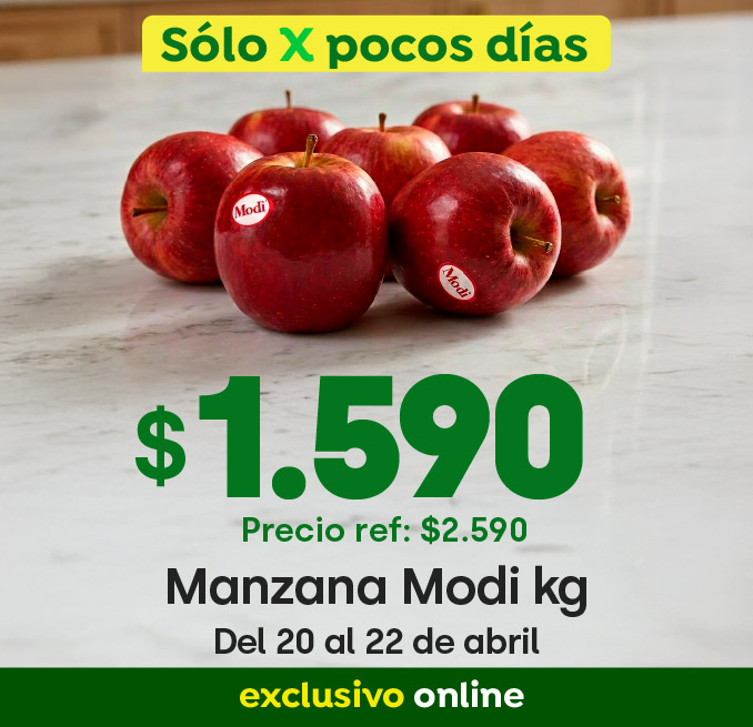  Excl ecomm manzana modi kg 20 04 2026 al 22 04 2026