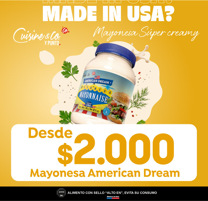 Mayonesa american dreams desde 14 04 2026 al 03 05 2026