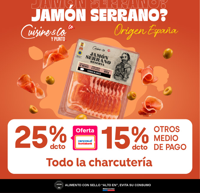 Toda la charcutería Cuisine & Co 15% 25% t