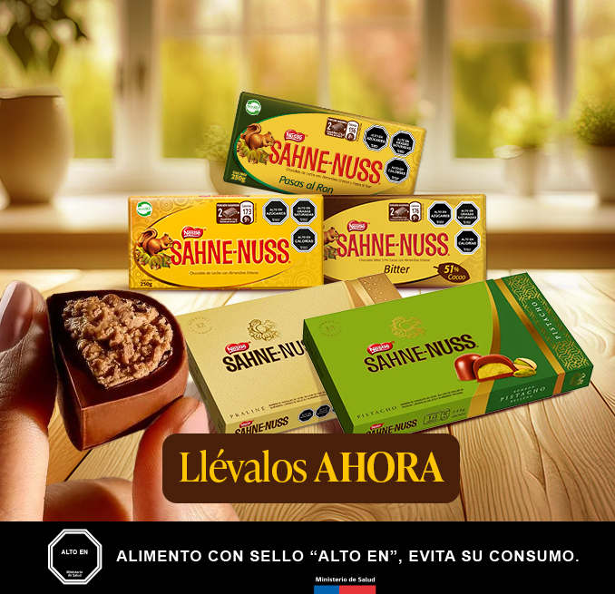 Huincha home proveedor Nestlé bombones ddm