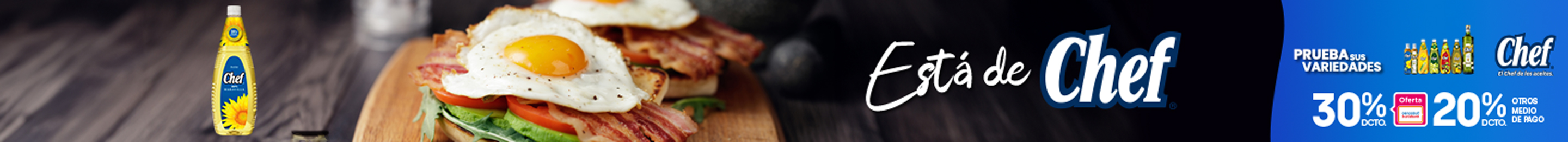 Huincha home proveedor - WATTS - Aceites Chef 20%/30% - 28-04-2026 al 04-05-2026