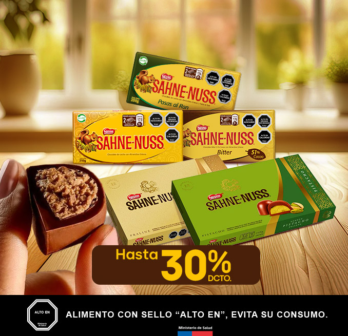 Huincha home proveedor Nestlé bombones ddm