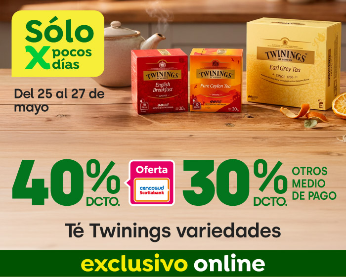 Te twinings 25%
