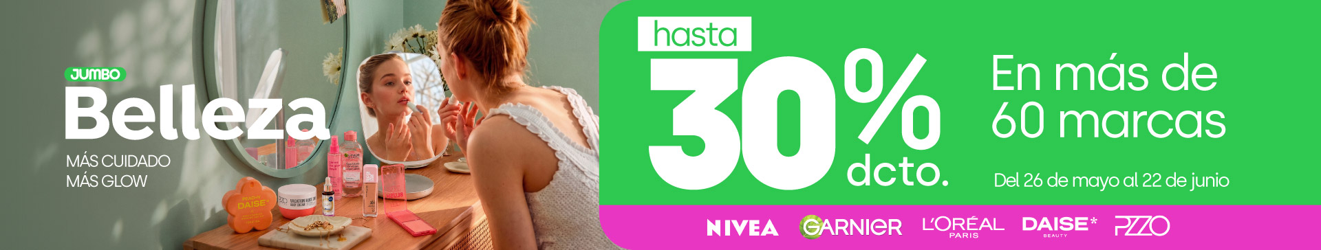 Especial - Especial Belleza: +60 marcas con hasta 30%dcto. - 26-05-2026 al 22-06-2026
