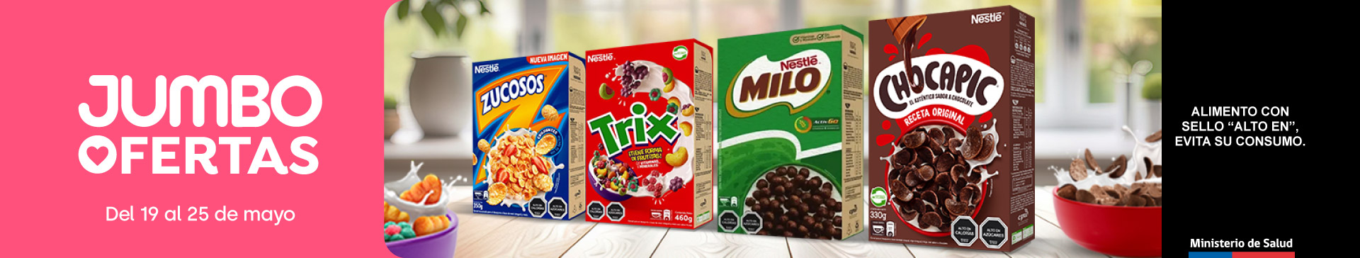 Banner ppal proveedor - NESTLÉ - CEREALES - 19-05-2026 al 25-05-2026