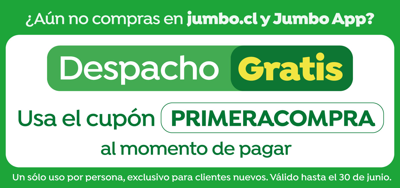 Exclusivas - cupón primera compra, un solo uso por cliente, solo clientes nuevos. excluye salas: J410 | J843 | J513 | J519 - 12-05-2026 al 30-06-2026
