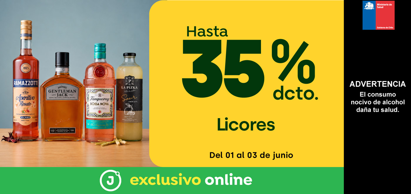 licores hasta 35%