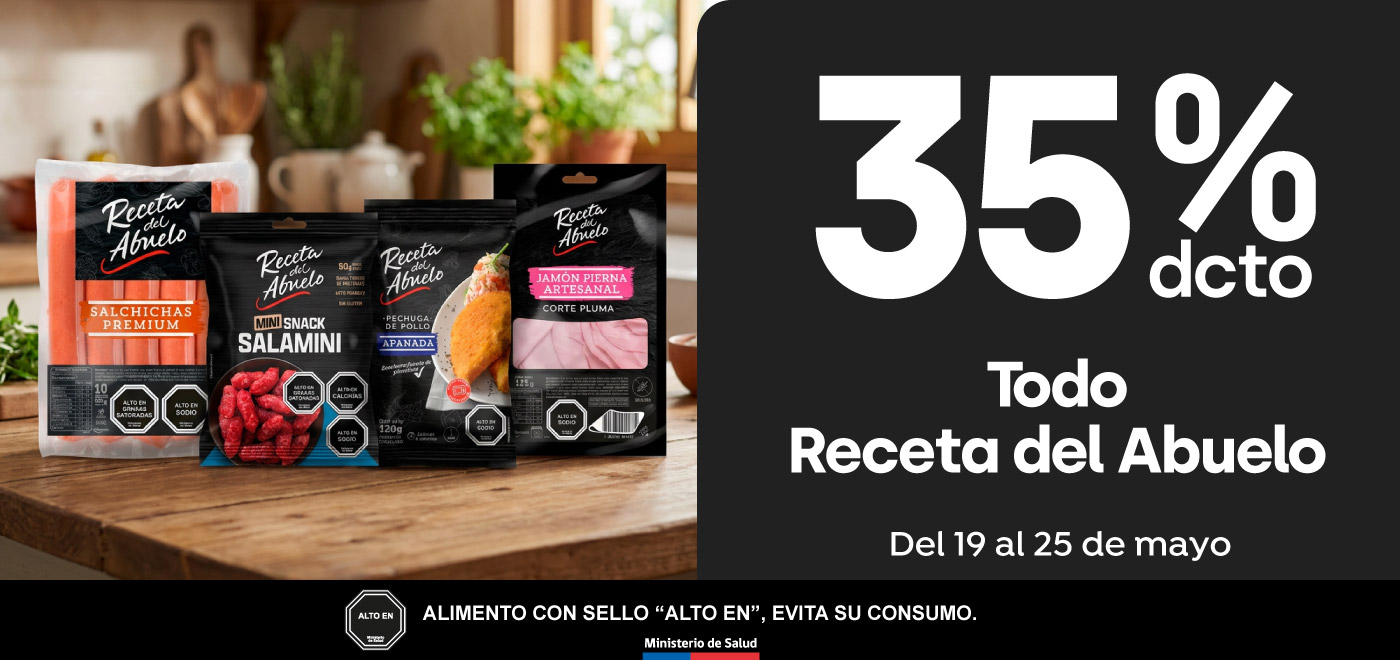Prime - Todo Receta del abuelo 30%dcto. - 19-05-2026 al 25-05-2026