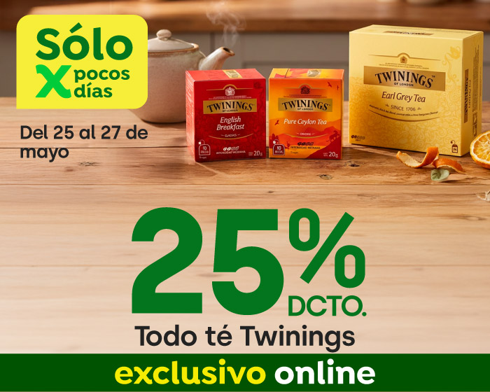 Te twinings 25%
