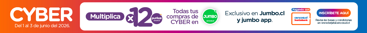 acumulacion x12 de puntos cencosud en todas las unidades