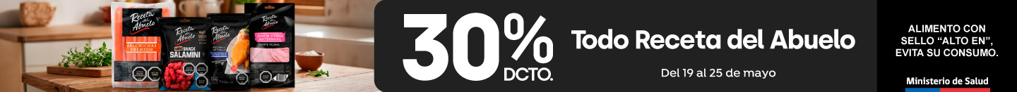 Prime - Todo Receta del abuelo 30%dcto. - 19-05-2026 al 25-05-2026