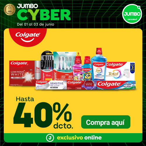Hasta 40% dcto. Productos Colgate