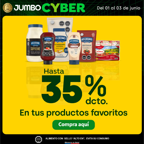Hasta 35% dcto. Hellmann's y Malloa
