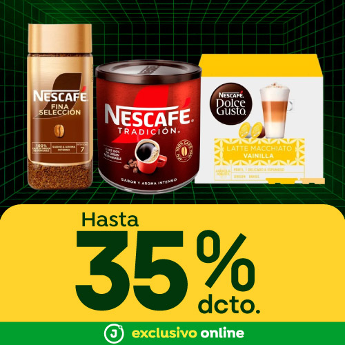 Hasta 35% dcto. Nescafé