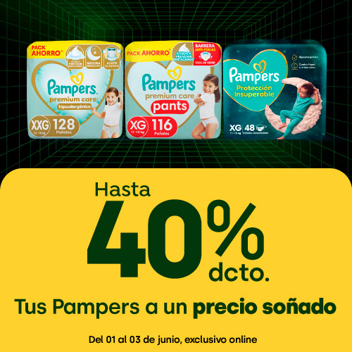 Hasta 40% dcto. Cuidado de bebé