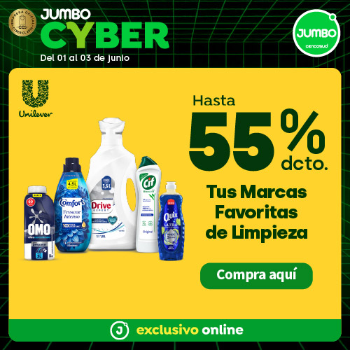 Hasta 55% dcto. Limpieza