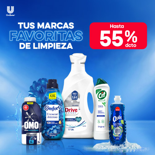 55% dcto. Limpieza
