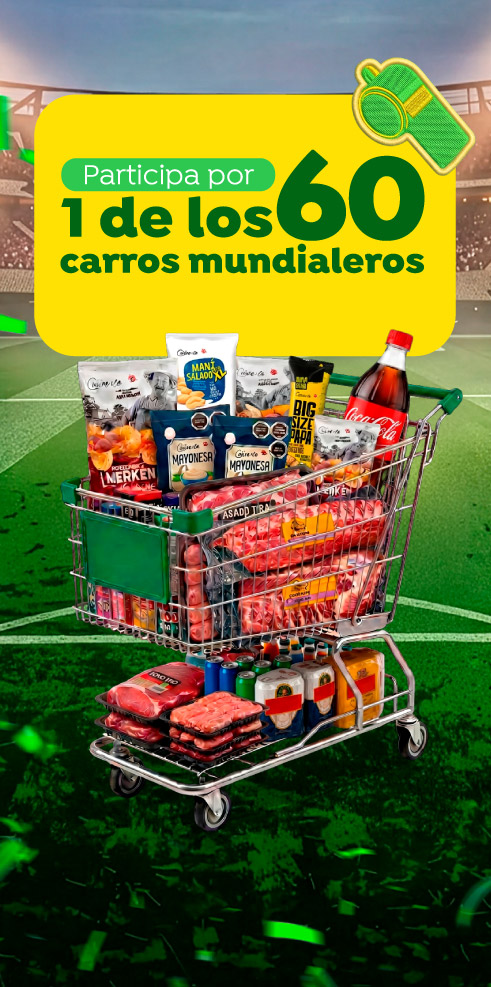 Participa por 1 de los 60 carros mundialeros