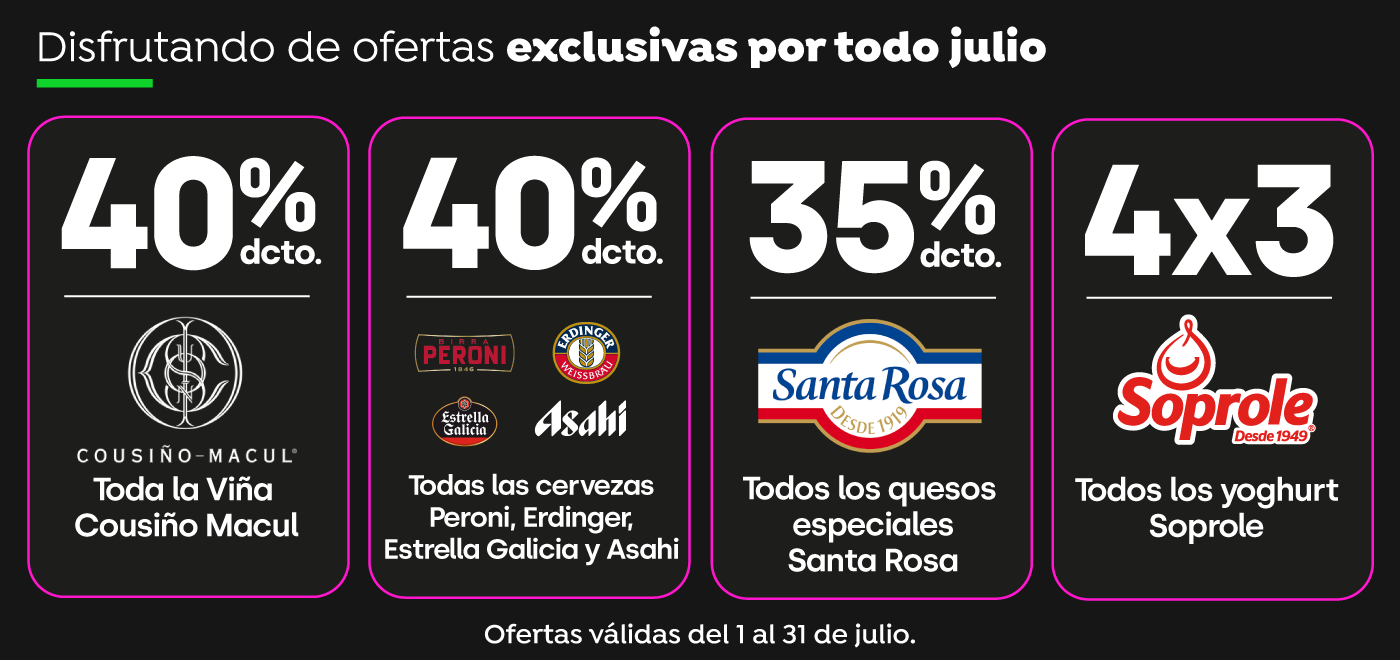 Prime - TODO VIÑA CERVEZA QUESO Y LACTEOS JULIO - 01-07-2026 al 31-07-2026