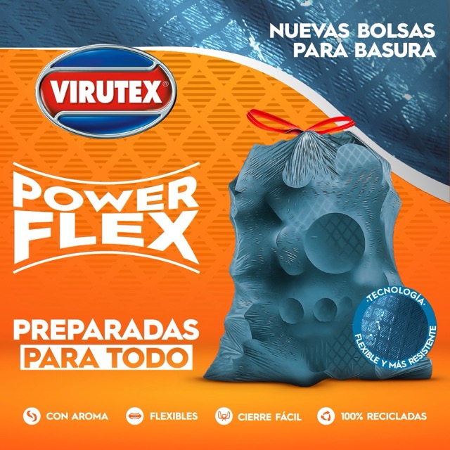 25% dcto. bolsas Flex Virutex