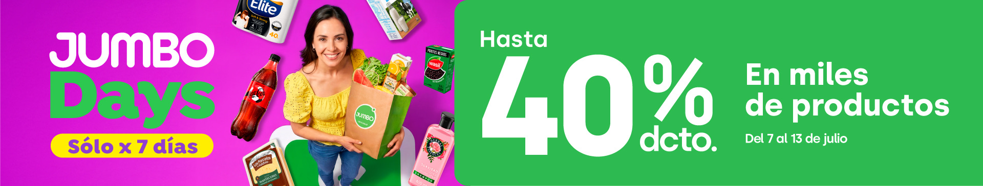 Ciclos - Todas las ofertas de Jumbo Days: Miles de productos con hasta 40%dcto - 07-07-2026 al 13-07-2026