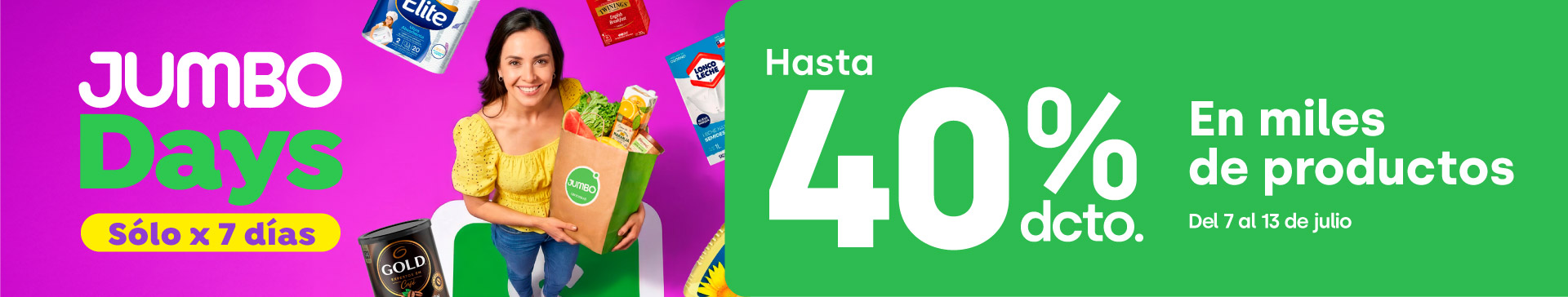 Ciclos - Todas las ofertas de Jumbo Days: Miles de productos con hasta 40%dcto - 07-07-2026 al 13-07-2026