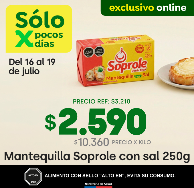 Mantequilla Soprole