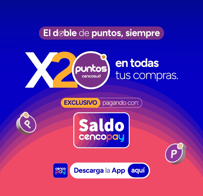 CencoPay - Banner de Doble Acumulación - 20-02-2026 al 28-02-2026