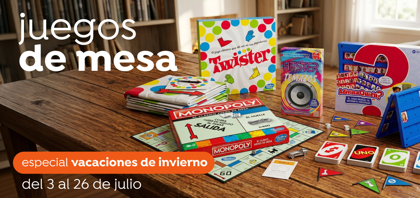 Huincha home proveedor - JUGEGOS DE MESA VACACIONES DE INVIERNO - 03-07-2026 al 26-07-2026