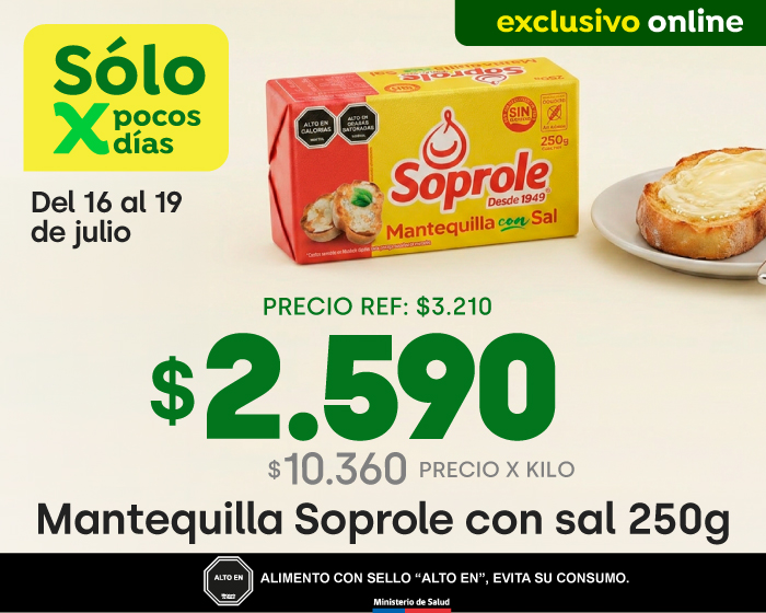Mantequilla Soprole