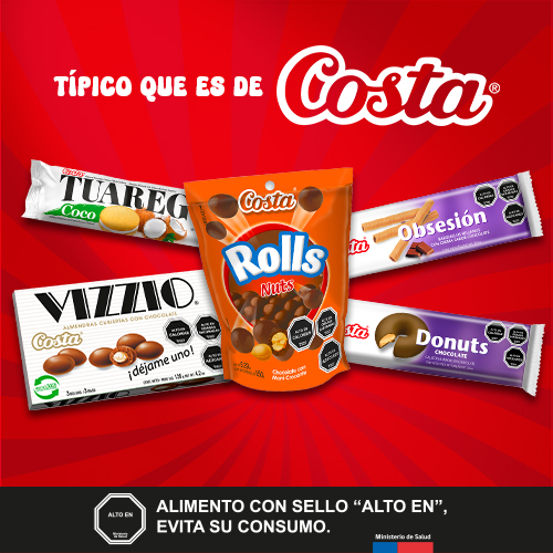 Desde $590 Galletas y chocolates Costa